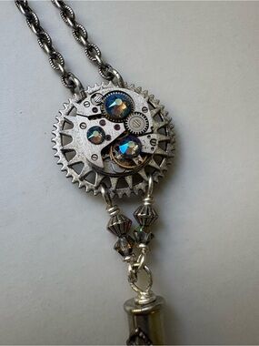 Artisan Antique Style Steampunk Necklace